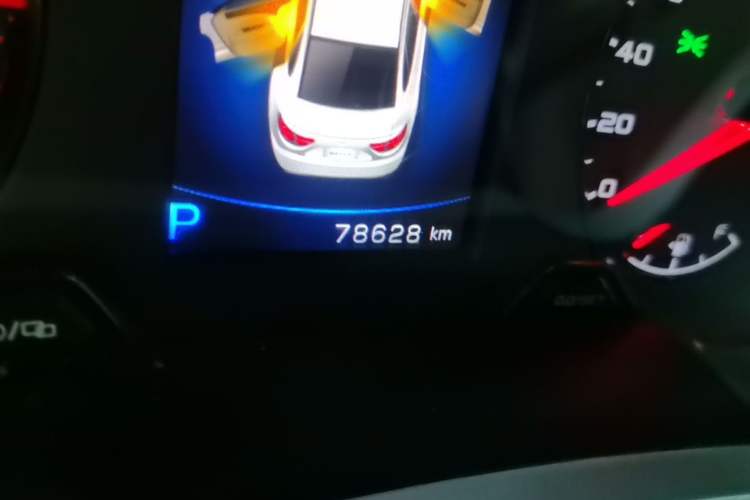 Used Geely Auto Emgrand GL 2018 1.4T DCT Elite Smart Connectivity Version Odometer Close Up