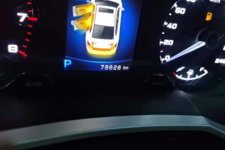 Used Geely Auto Emgrand GL 2018 1.4T DCT Elite Smart Connectivity Version Odometer Close Up