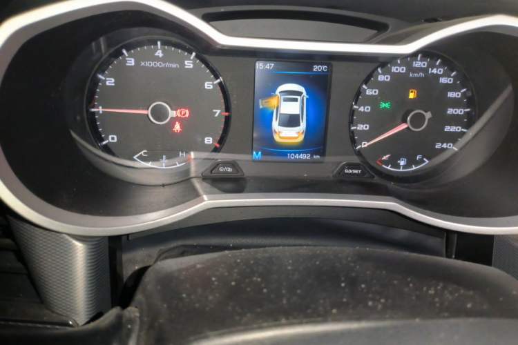 Used Geely Auto Emgrand GL 2018 1.4T Manual Elite Smart Connectivity Version Odometer Close Up