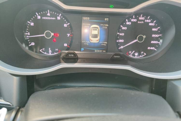 Used Geely Auto Emgrand GL 2018 1.8L DCT Elite Smart Connectivity Version Odometer Close Up