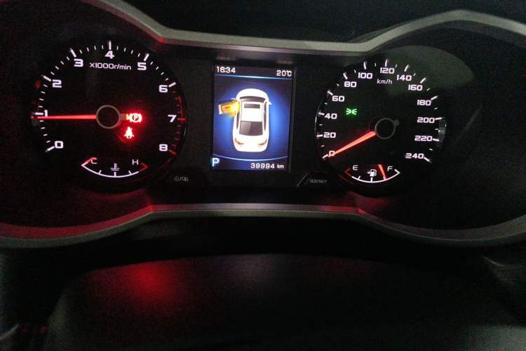 Used Geely Auto Emgrand GL 2018 1.4T DCT Elite Smart Connectivity Version Odometer Close Up