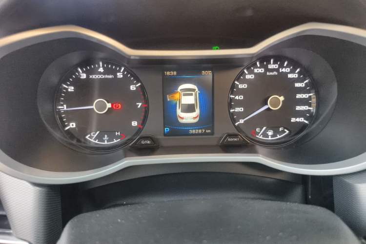 Used Geely Auto Emgrand GL 2018 1.4T DCT Elite Smart Connectivity Version Odometer Close Up