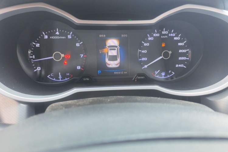 Used Geely Auto Emgrand GL 2018 1.4T DCT Prestige Smart Connectivity Version Odometer Close Up