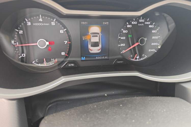 Used Geely Auto Emgrand GL 2018 1.4T Manual Elite Smart Connectivity Version Odometer Close Up
