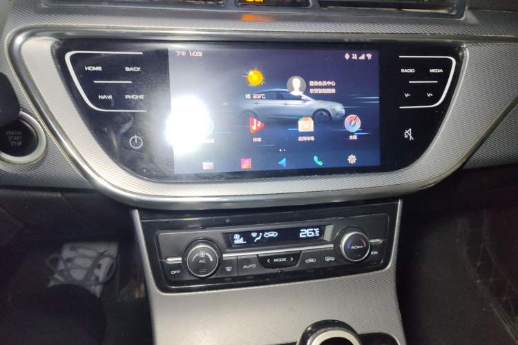 Used Geely Auto Emgrand GL 2018 1.8L DCT Elite Smart Connectivity Version Audio And AC Panel