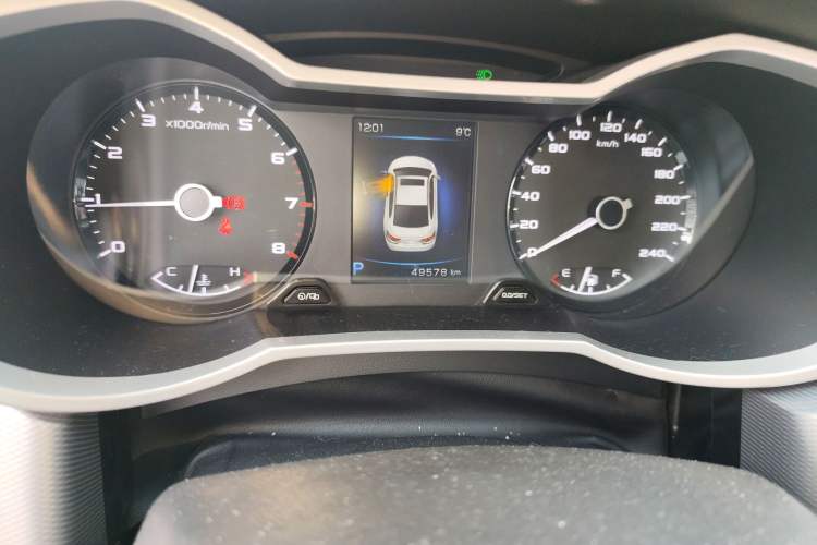 Used Geely Auto Emgrand GL 2018 1.4T DCT Elite Smart Connectivity Version Odometer Close Up