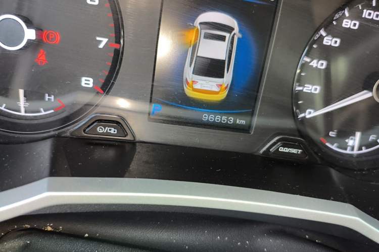 Used Geely Auto Emgrand GL 2018 1.4T DCT Elite Smart Connectivity Version Odometer Close Up