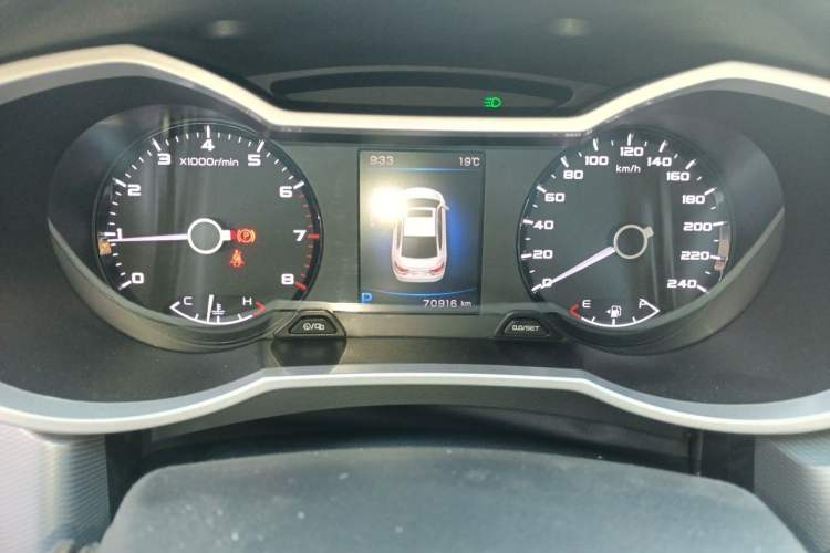 Used Geely Auto Emgrand GL 2018 1.4T DCT Prestige Smart Connectivity Version Odometer Close Up