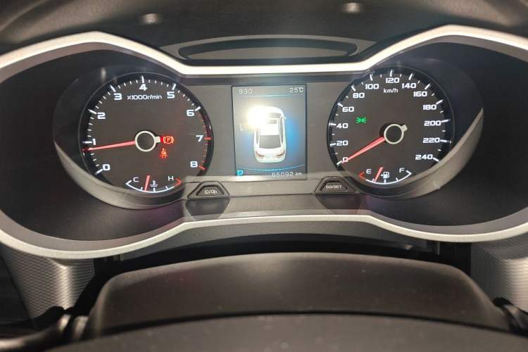 Used Geely Auto Emgrand GL 2018 1.4T DCT Elite Smart Connectivity Version Odometer Close Up