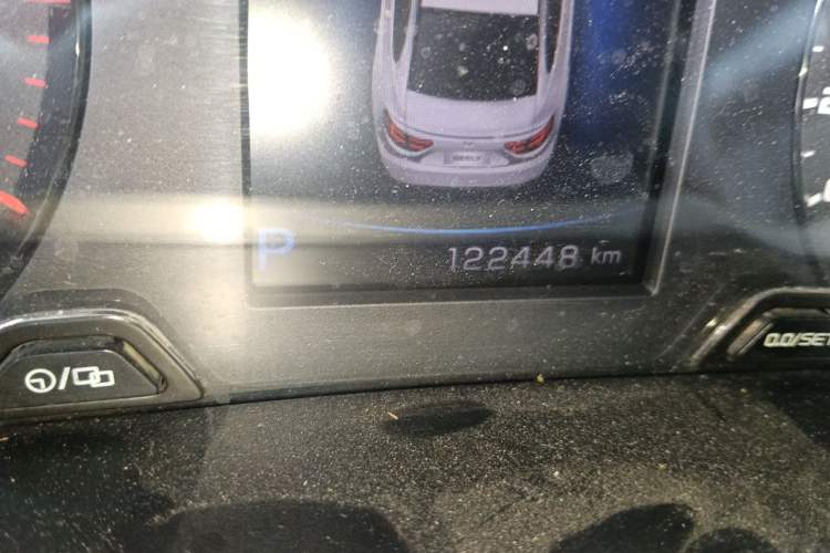 Used Geely Auto Emgrand GL 2018 1.4T DCT Elite Smart Connectivity Version Odometer Close Up