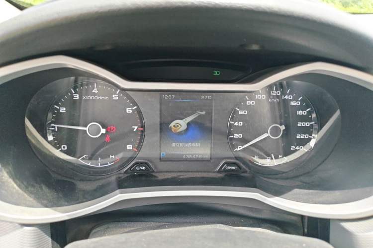 Used Geely Auto Emgrand GL 2018 1.4T DCT Elite Smart Connectivity Version Odometer Close Up