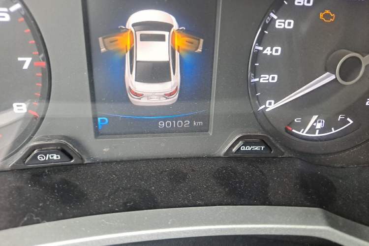 Used Geely Auto Emgrand GL 2018 1.8L DCT Elite Smart Connectivity Version Odometer Close Up