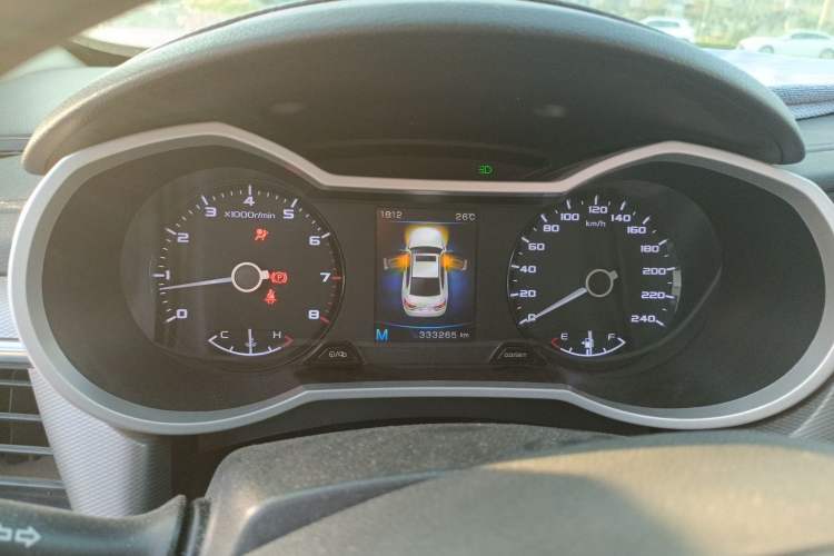 Used Geely Auto Emgrand GL 2018 1.8L Manual Elite Smart Connectivity Version Odometer Close Up