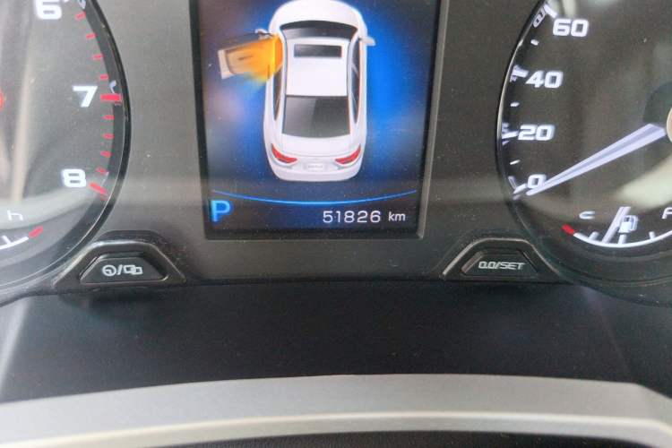 Used Geely Auto Emgrand GL 2018 1.4T DCT Prestige Smart Connectivity Version Odometer Close Up