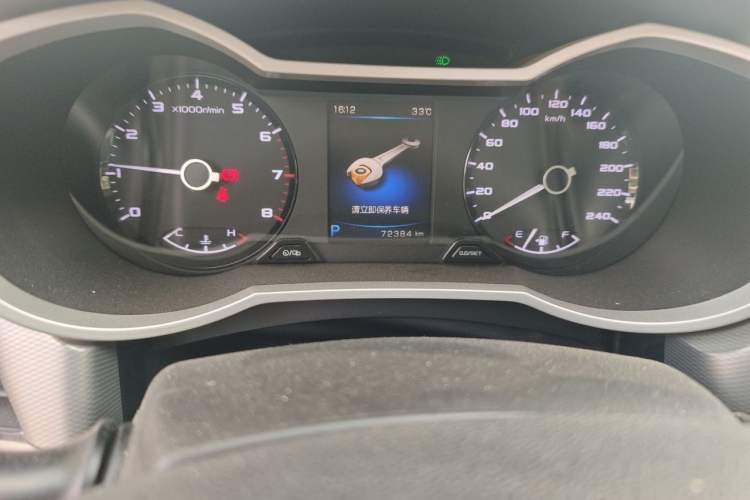 Used Geely Auto Emgrand GL 2018 1.8L DCT Elite Smart Connectivity Version Odometer Close Up