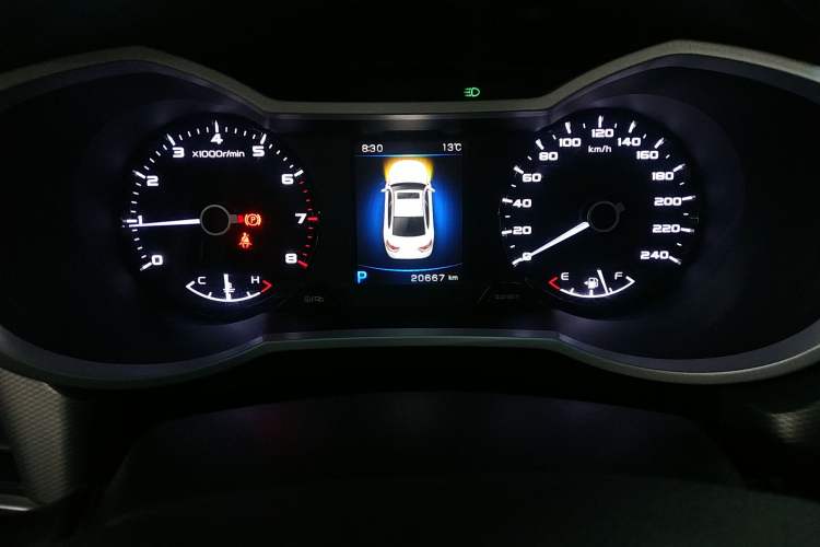 Used Geely Auto Emgrand GL 2018 1.4T DCT Prestige Smart Connectivity Version Odometer Close Up