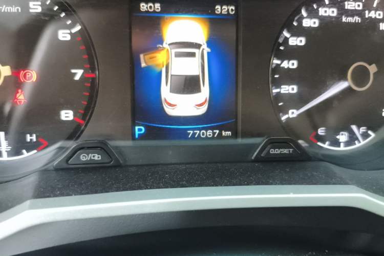 Used Geely Auto Emgrand GL 2018 1.4T DCT Elite Smart Connectivity Version Odometer Close Up