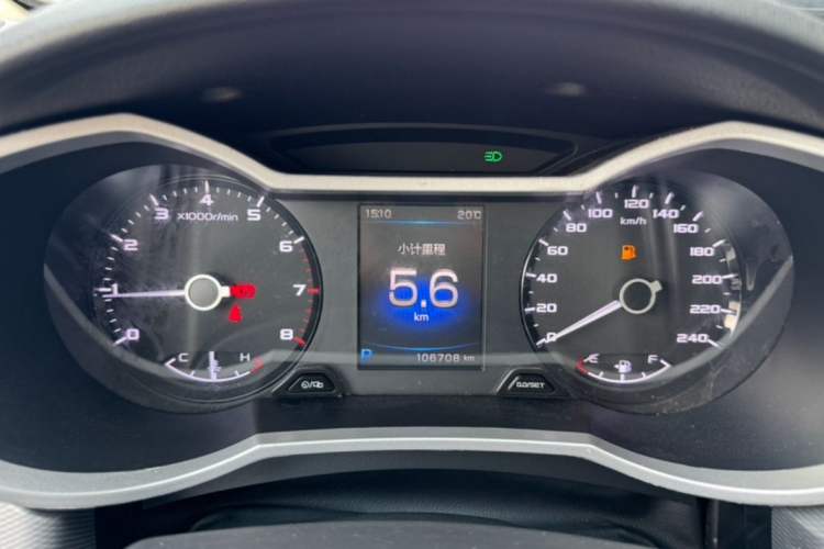 Used Geely Auto Emgrand GL 2018 1.4T DCT Prestige Smart Connectivity Version Odometer Close Up