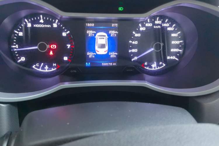 Used Geely Auto Emgrand GL 2018 1.8L Manual Elite Smart Connectivity Version Odometer Close Up