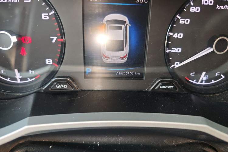 Used Geely Auto Emgrand GL 2018 1.4T DCT Prestige Smart Connectivity Version Odometer Close Up
