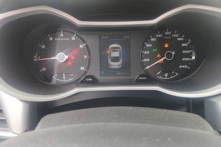 Used Geely Auto Emgrand GL 2018 1.8L DCT Elite Smart Connectivity Version Odometer Close Up
