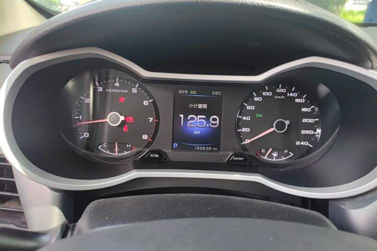 Used Geely Auto Emgrand GL 2018 1.4T DCT Prestige Smart Connectivity Version Odometer Close Up