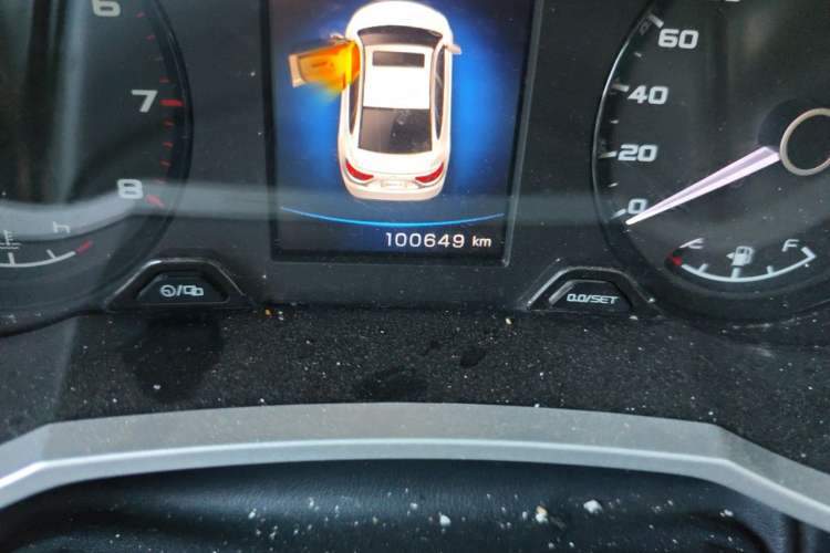 Used Geely Auto Emgrand GL 2018 1.8L DCT Elite Smart Connectivity Version Odometer Close Up