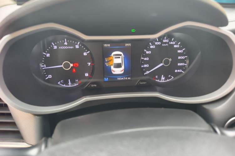Used Geely Auto Emgrand GL 2018 1.8L Manual Elite Smart Connectivity Version Odometer Close Up