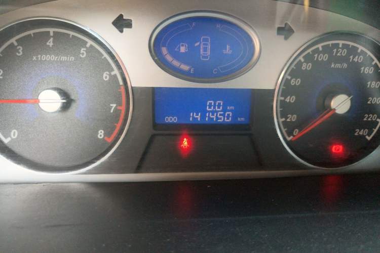Used Geely Auto Emgrand GL  Odometer Close Up