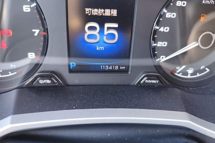 Used Geely Auto Emgrand GL 2018 1.4T DCT Elite Smart Connectivity Version Odometer Close Up