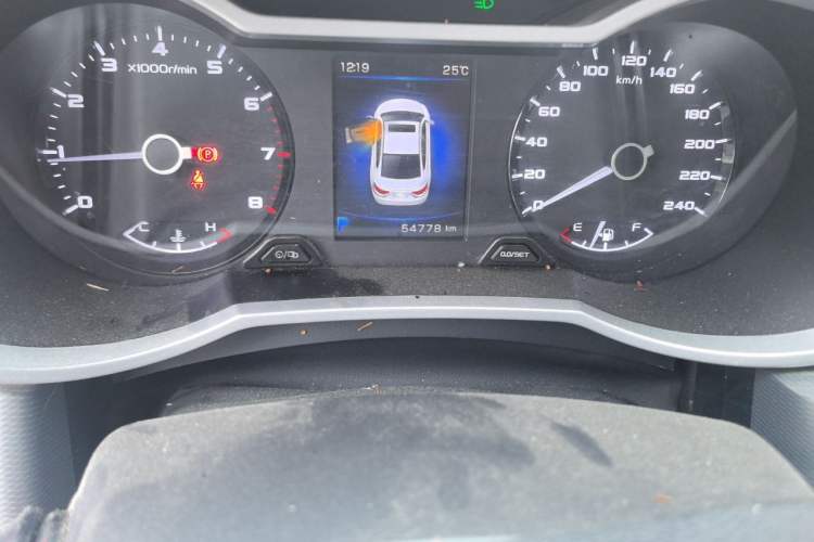Used Geely Auto Emgrand GL 2018 1.8L DCT Elite Smart Connectivity Version Odometer Close Up