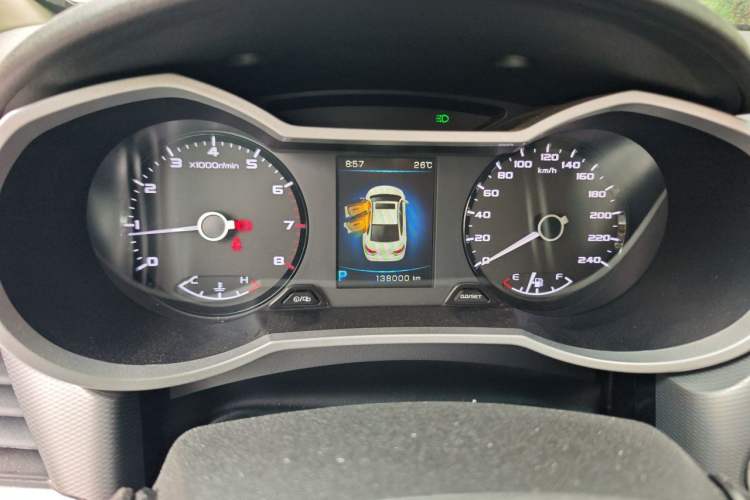 Used Geely Auto Emgrand GL 2018 1.4T DCT Elite Smart Connectivity Version Odometer Close Up