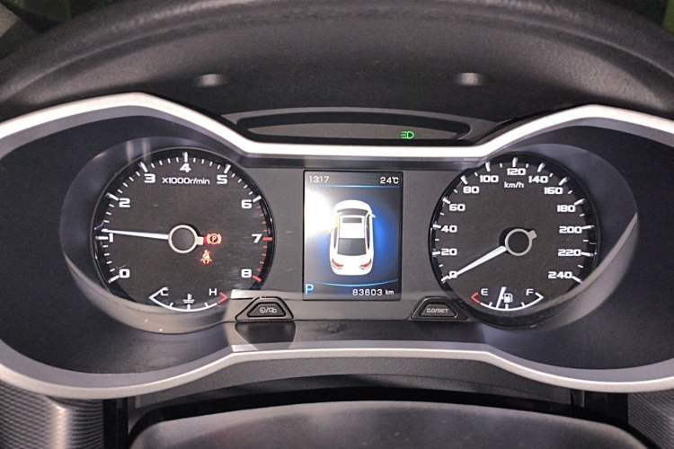 Used Geely Auto Emgrand GL 2018 1.4T DCT Elite Smart Connectivity Version Odometer Close Up