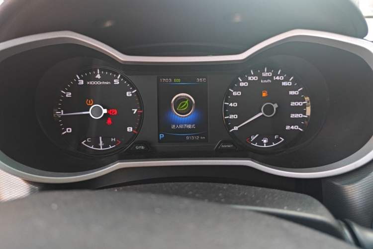Used Geely Auto Emgrand GL 2018 1.4T DCT Elite Smart Connectivity Version Odometer Close Up