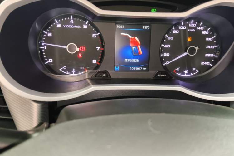 Used Geely Auto Emgrand GL 2018 1.4T Manual Elite Smart Connectivity Version Odometer Close Up