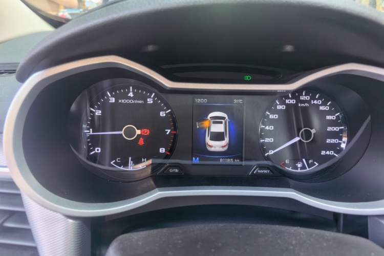 Used Geely Auto Emgrand GL 2018 1.4T Manual Elite Smart Connectivity Version Odometer Close Up