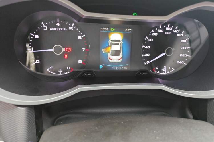 Used Geely Auto Emgrand GL 2018 1.4T DCT Prestige Smart Connectivity Version Odometer Close Up