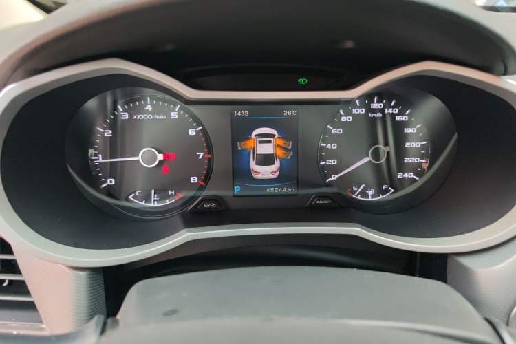 Used Geely Auto Emgrand GL 2018 1.4T DCT Elite Smart Connectivity Version Odometer Close Up