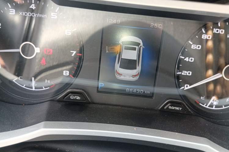 Used Geely Auto Emgrand GL 2018 1.8L DCT Elite Smart Connectivity Version Odometer Close Up