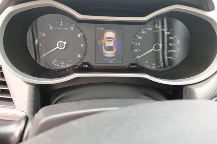 Used Geely Auto Emgrand GL 2018 1.4T DCT Elite Smart Connectivity Version Odometer Close Up