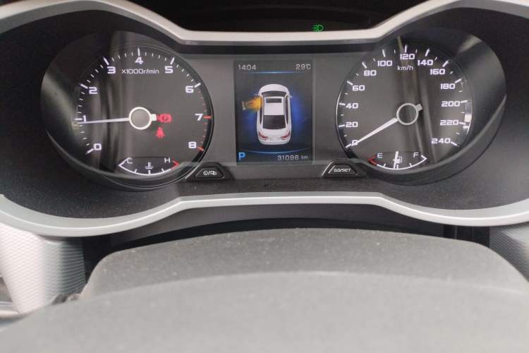 Used Geely Auto Emgrand GL 2018 1.4T DCT Elite Smart Connectivity Version Odometer Close Up