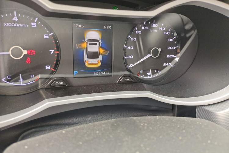 Used Geely Auto Emgrand GL 2018 1.4T DCT Prestige Smart Connectivity Version Odometer Close Up