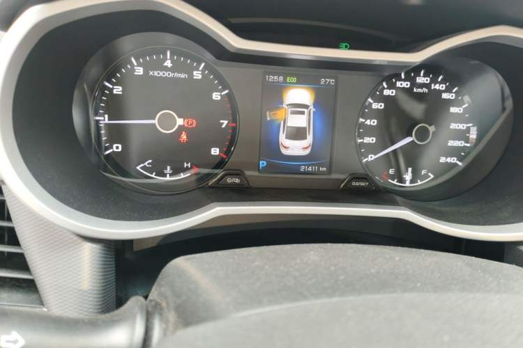 Used Geely Auto Emgrand GL 2018 1.4T DCT Elite Smart Connectivity Version Odometer Close Up
