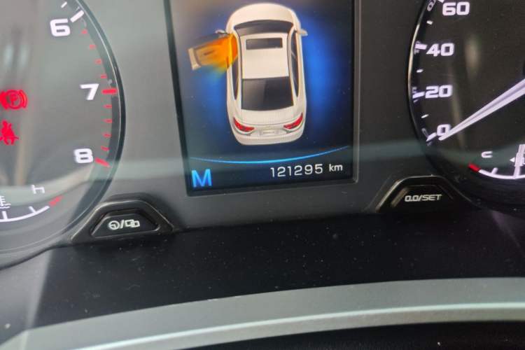 Used Geely Auto Emgrand GL 2018 1.4T Manual Elite Smart Connectivity Version Odometer Close Up