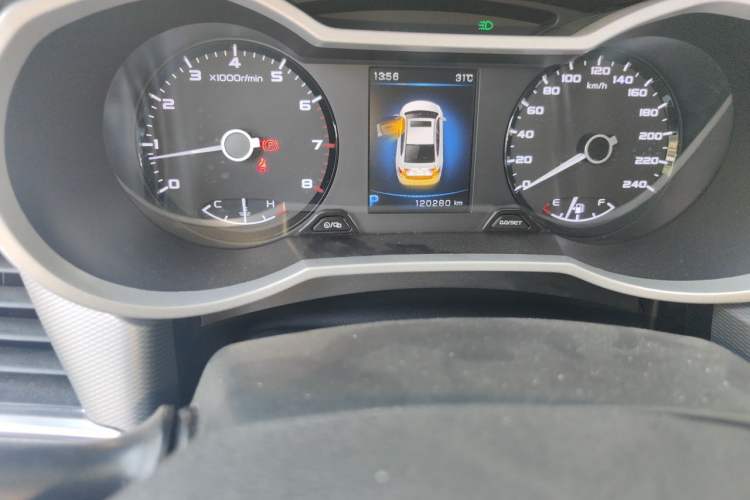 Used Geely Auto Emgrand GL 2018 1.8L DCT Elite Smart Connectivity Version Odometer Close Up