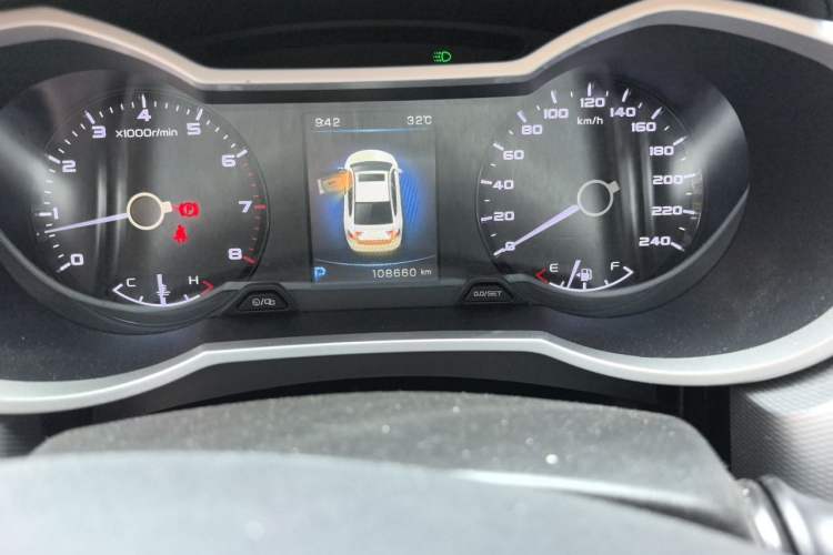 Used Geely Auto Emgrand GL 2018 1.4T DCT Prestige Smart Connectivity Version Odometer Close Up