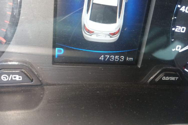 Used Geely Auto Emgrand GL 2018 1.4T DCT Elite Smart Connectivity Version Odometer Close Up