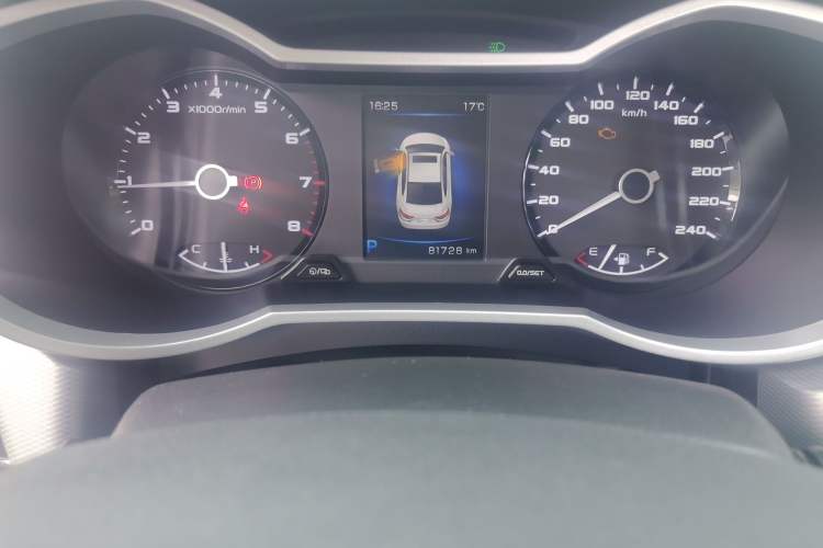 Used Geely Auto Emgrand GL 2018 1.4T DCT Prestige Smart Connectivity Version Odometer Close Up