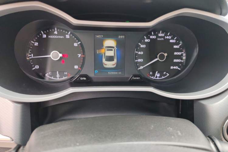 Used Geely Auto Emgrand GL 2018 1.8L DCT Elite Smart Connectivity Version Odometer Close Up