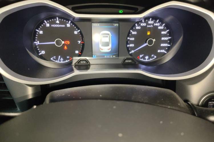 Used Geely Auto Emgrand GL 2018 1.4T Manual Elite Smart Connectivity Version Odometer Close Up